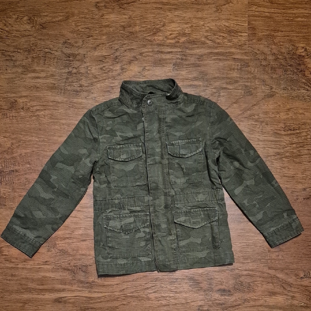 OshKosh B'gosh Green Camouflage Jean Jacket